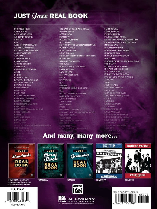 Just Jazz Real Book C Edition 爵士音樂 | 小雅音樂 Hsiaoya Music