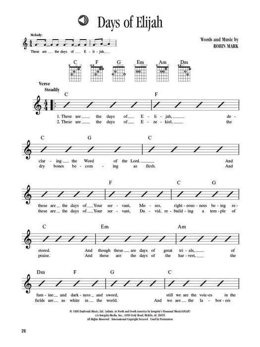 Guitar Worship Songbook, Book 1 Strum & Sing Your Favorite Praise & Worship Songs 吉他 | 小雅音樂 Hsiaoya Music