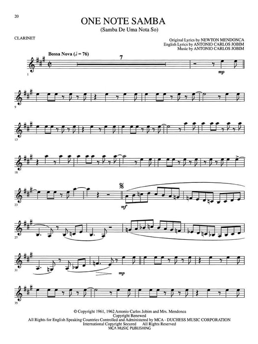 Jazz & Blues Play-Alongs Solos for Clarinet 藍調 獨奏 豎笛 | 小雅音樂 Hsiaoya Music