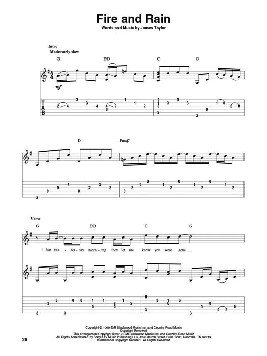 Fingerpicking Acoustic Classics 15 Songs Arranged for Solo Guitar in Standard Notation & Tab 獨奏 吉他 | 小雅音樂 Hsiaoya Music