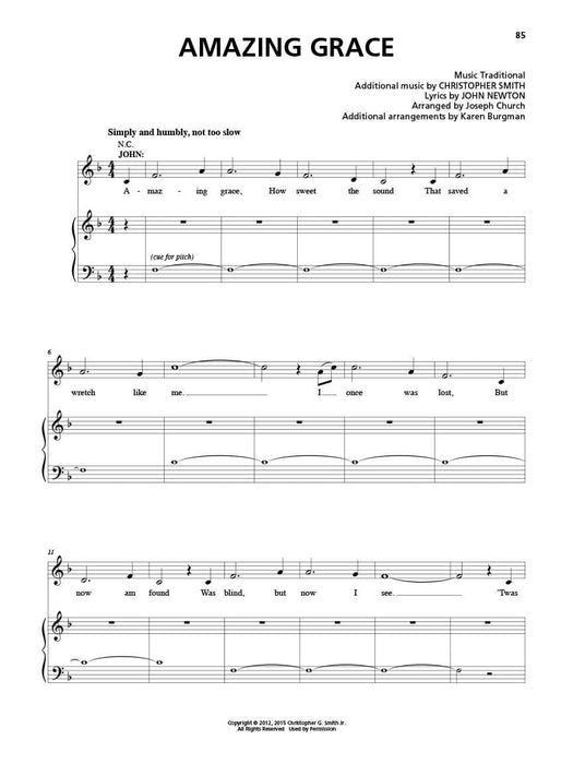 Amazing Grace - A New Broadway Musical Vocal Line with Piano Accompaniment 百老匯 鋼琴 伴奏 | 小雅音樂 Hsiaoya Music