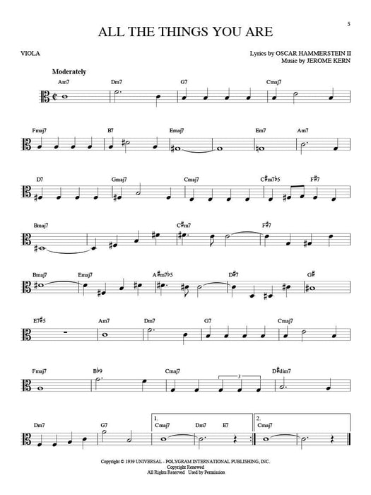 101 Jazz Songs for Viola 爵士音樂 中提琴 | 小雅音樂 Hsiaoya Music
