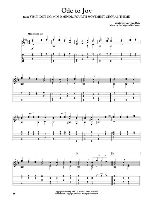 Wedding Songs for Classical Guitar Guitar with Tablature 古典吉他 指法譜 | 小雅音樂 Hsiaoya Music