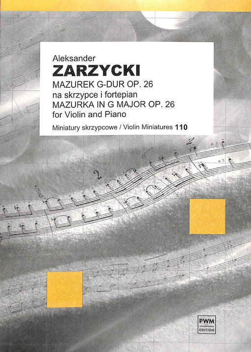 Mazurka Op. 26 für Pablo de Sarasate 查齊茲基 馬祖卡 小提琴加鋼琴 柏特-柏克版 | 小雅音樂 Hsiaoya Music