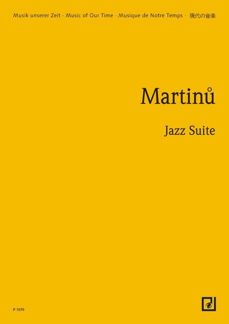 Jazz Suite H 172 馬悌努 爵士音樂組曲 總譜 朔特版 | 小雅音樂 Hsiaoya Music