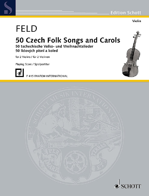 50 Czech Folk Songs and Carols 民謠歌 耶誕頌歌 雙小提琴 朔特版 | 小雅音樂 Hsiaoya Music