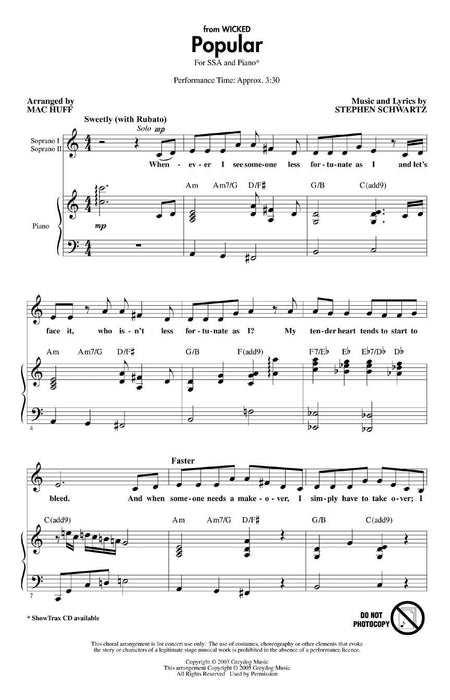 Popular (from Wicked) | 小雅音樂 Hsiaoya Music