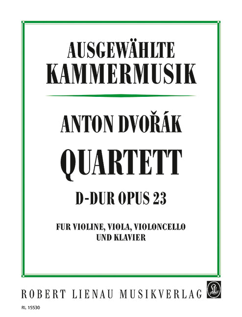 Quartet D major op. 23 德弗札克 鋼琴四重奏大調 | 小雅音樂 Hsiaoya Music