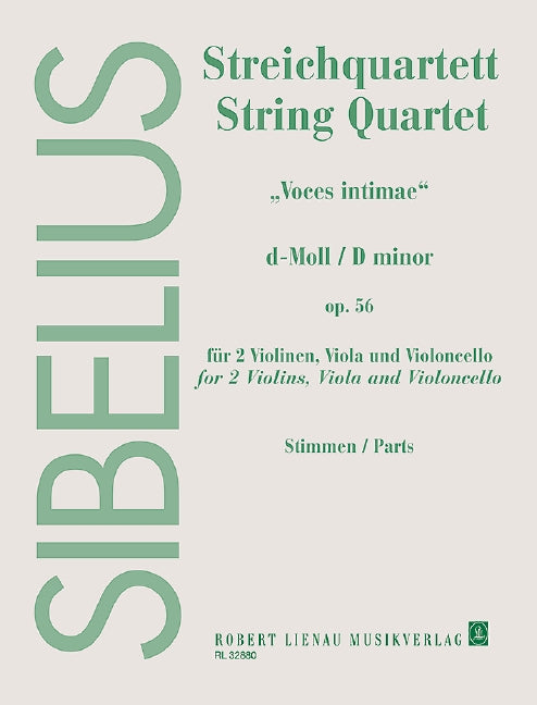 String Quartet D minor op. 56 "Voces intimae" 西貝流士 弦樂四重奏小調親切的聲音 | 小雅音樂 Hsiaoya Music