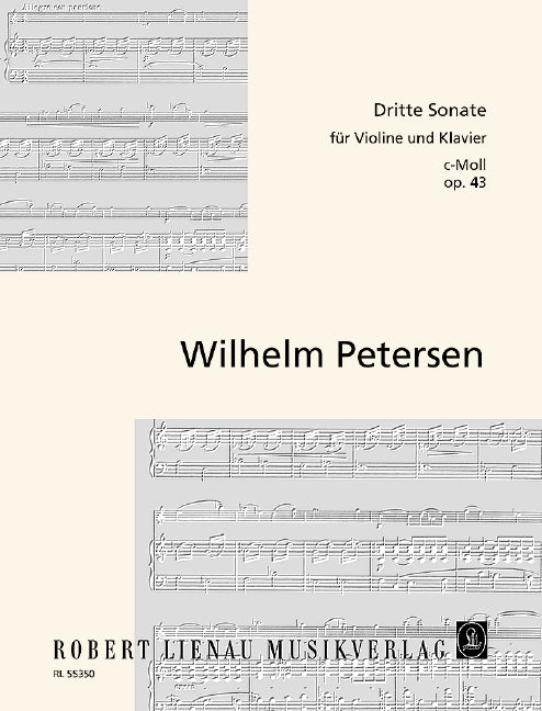 3. Sonate C minor op. 43 裴特森．威廉 小調 小提琴加鋼琴 | 小雅音樂 Hsiaoya Music