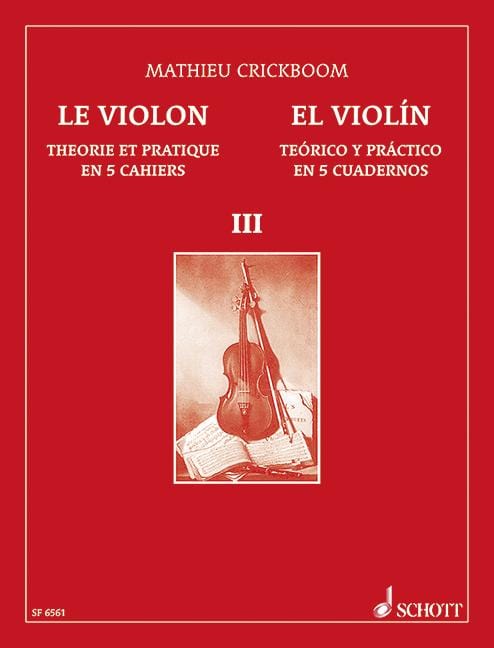 The Violin Vol. 3 Theory and Practice in 5 Books 克里克布姆 小提琴 小提琴教材 朔特版 | 小雅音樂 Hsiaoya Music