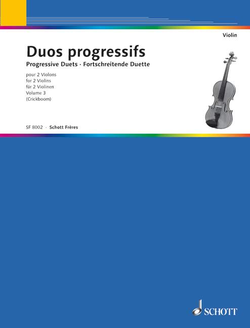 Duos progessifs Band 3 克里克布姆 二重奏 小提琴獨奏 朔特版 | 小雅音樂 Hsiaoya Music