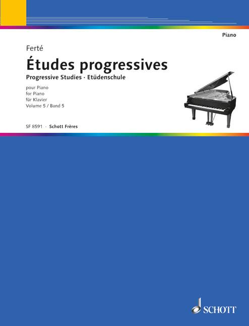 Les Maîtres du Piano Vol. 5 Progressive Studies 鋼琴 鋼琴練習曲 朔特版 | 小雅音樂 Hsiaoya Music