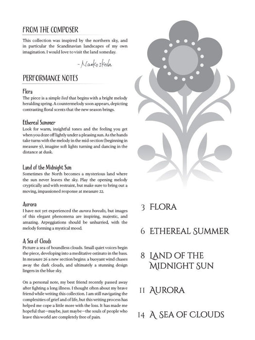 Aurora - 5 Original Piano Solos Inspired by the North Early to Mid-Intermediate Level 鋼琴 獨奏 | 小雅音樂 Hsiaoya Music