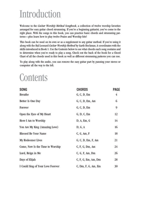 Guitar Worship Songbook, Book 1 Strum & Sing Your Favorite Praise & Worship Songs 吉他 | 小雅音樂 Hsiaoya Music