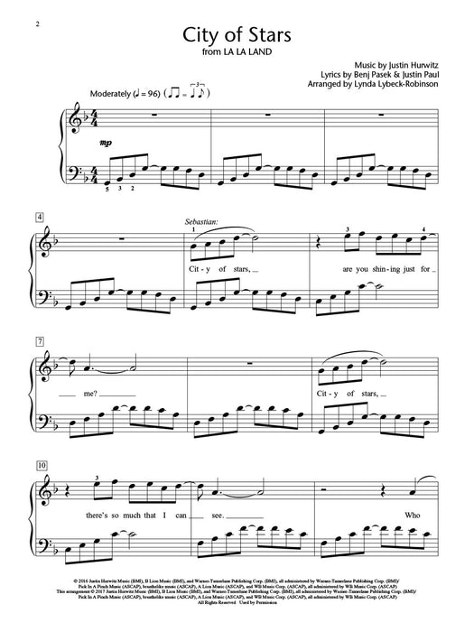 City of Stars Hal Leonard Student Piano Library Showcase Solos Pops - Early Intermediate Level 4 鋼琴 獨奏 | 小雅音樂 Hsiaoya Music