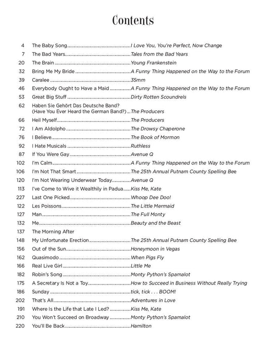 Theatre and Cabaret Comedy Songs - Men's Edition | 小雅音樂 Hsiaoya Music