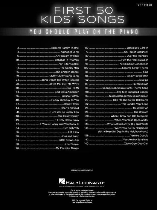 First 50 Kids' Songs You Should Play on Piano 鋼琴 | 小雅音樂 Hsiaoya Music