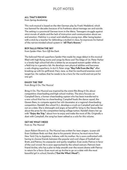 Teen Theatre Songs: Young Men's Edition - Book/Online Audio 12 Songs Originally Sung by Teen Characters | 小雅音樂 Hsiaoya Music
