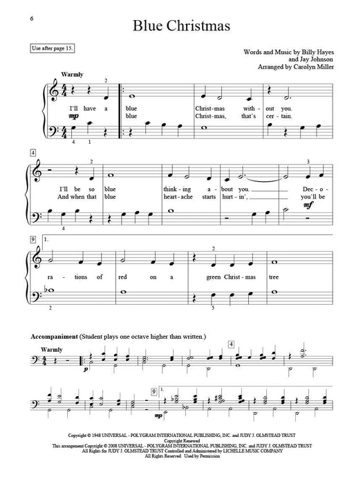 Christmas Piano Solos John Thompson's Adult Piano Course (Book 1) - Elementary Level 鋼琴 獨奏 鋼琴 | 小雅音樂 Hsiaoya Music