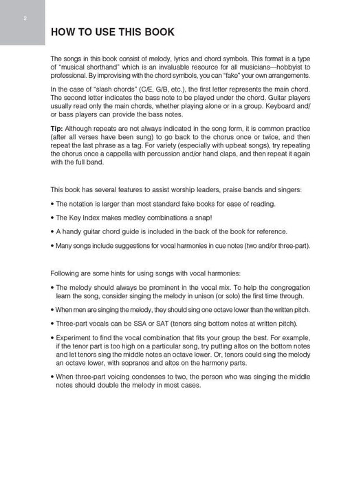 The Praise & Worship Fake Book - 2nd Edition for C Instruments 費克 | 小雅音樂 Hsiaoya Music