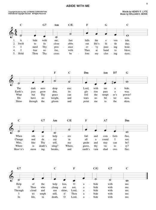 The Easy Hymn Fake Book Over 150 Songs in the Key of C 費克 | 小雅音樂 Hsiaoya Music