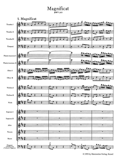 Magnificat D major BWV 243 巴赫約翰瑟巴斯提安 騎熊士版 | 小雅音樂 Hsiaoya Music