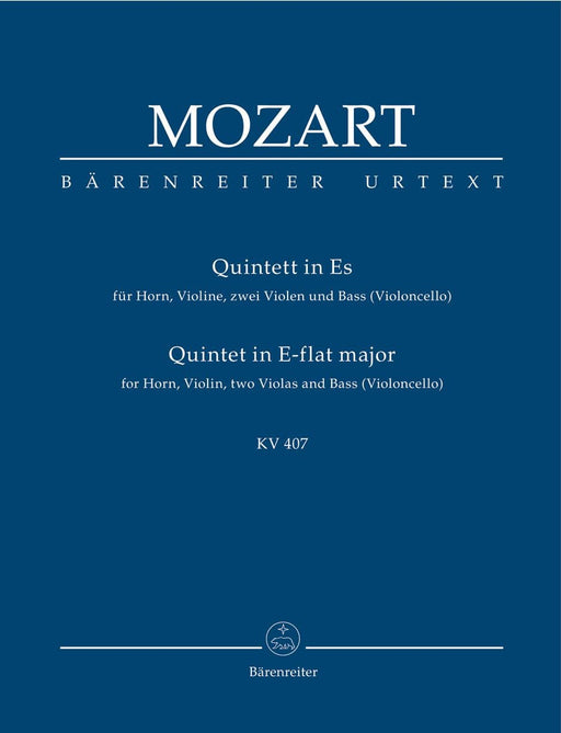 Quintett Es-Dur KV 407 (386c) -Hornquintett- Horn Quintet 莫札特 法國號五重奏 騎熊士版 | 小雅音樂 Hsiaoya Music