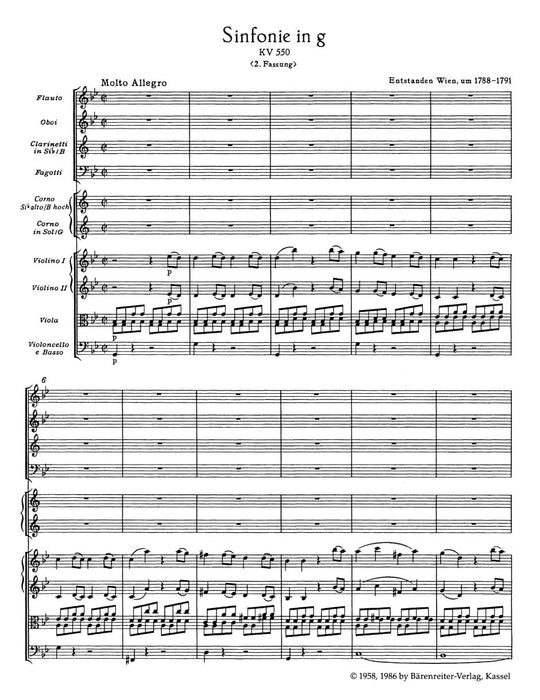 Symphony Nr. 40 G minor K. 550 (Second version with clarinets) 莫札特 交響曲 豎笛 騎熊士版 | 小雅音樂 Hsiaoya Music