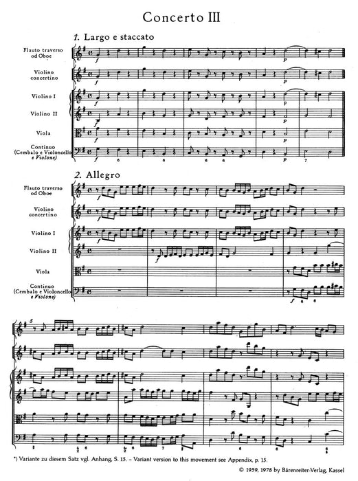 Concerto grosso G-Dur op. 3/3 HWV 314 韓德爾 大協奏曲 騎熊士版 | 小雅音樂 Hsiaoya Music