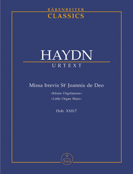 Missa brevis St. Joannis de Deo Hob. XXII:7 "Kleine Orgelmesse" 海頓 管風琴小彌撒 騎熊士版 | 小雅音樂 Hsiaoya Music