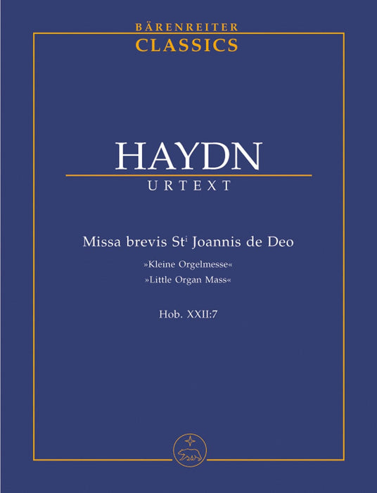 Missa brevis St. Joannis de Deo Hob. XXII:7 "Kleine Orgelmesse" 海頓 管風琴小彌撒 騎熊士版 | 小雅音樂 Hsiaoya Music