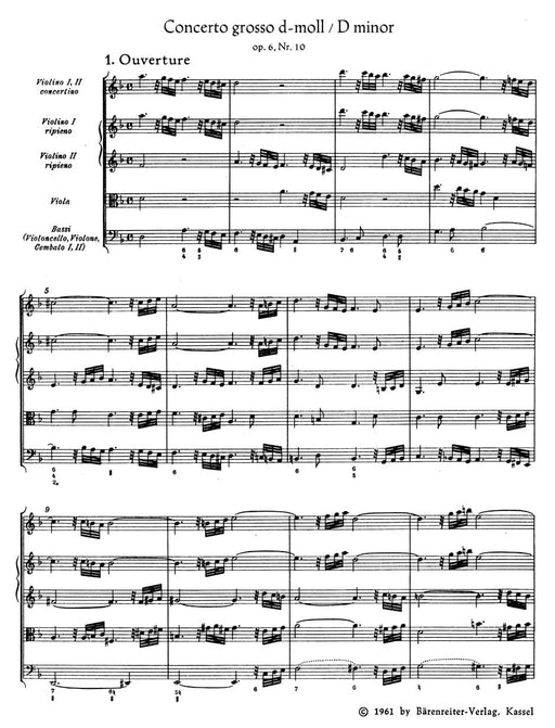Concerto grosso d-Moll op. 6/10 HWV 328 韓德爾 大協奏曲 騎熊士版 | 小雅音樂 Hsiaoya Music