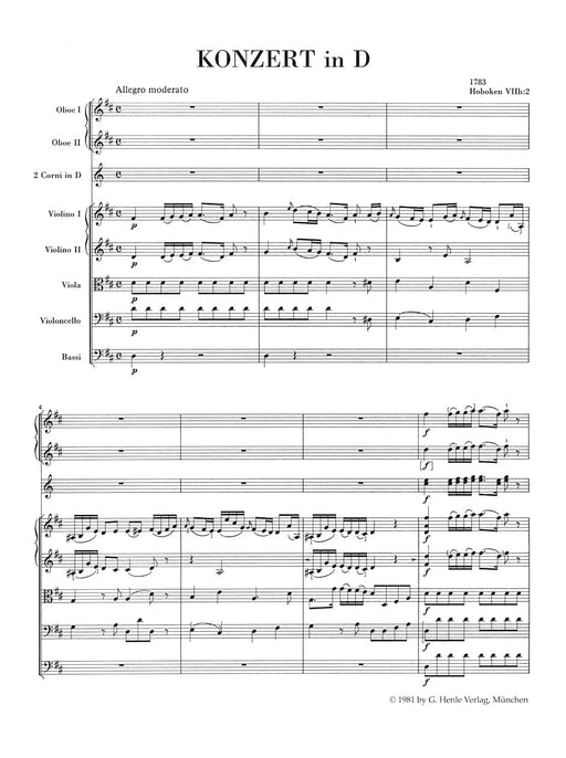 Concerto for Violoncello and Orchestra D major Hob. VIIb:2 海頓 協奏曲 大提琴 管弦樂團 騎熊士版 | 小雅音樂 Hsiaoya Music