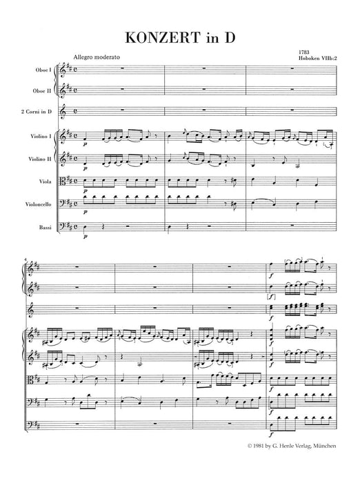 Concerto for Violoncello and Orchestra D major Hob. VIIb:2 海頓 協奏曲 大提琴 管弦樂團 騎熊士版 | 小雅音樂 Hsiaoya Music