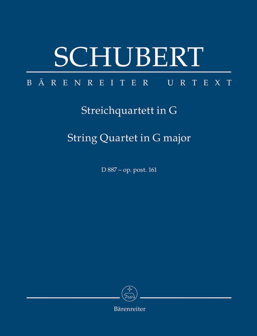 String Quartet G major op. post. 161 D 887 舒伯特 弦樂四重奏 騎熊士版 | 小雅音樂 Hsiaoya Music