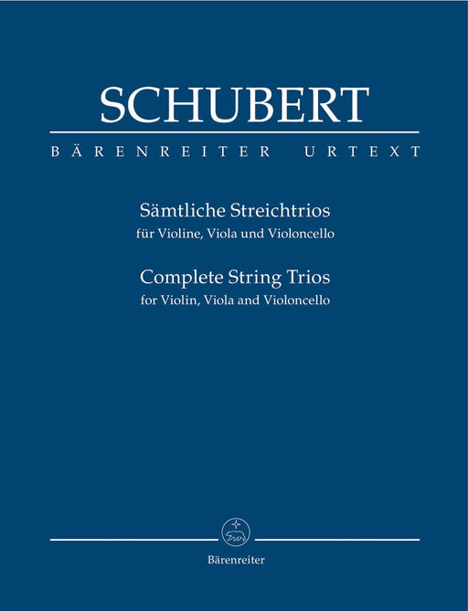 Complete String Trios for Violin, Viola and Violoncello 舒伯特 弦樂 三重奏 小提琴 中提琴 大提琴 騎熊士版 | 小雅音樂 Hsiaoya Music
