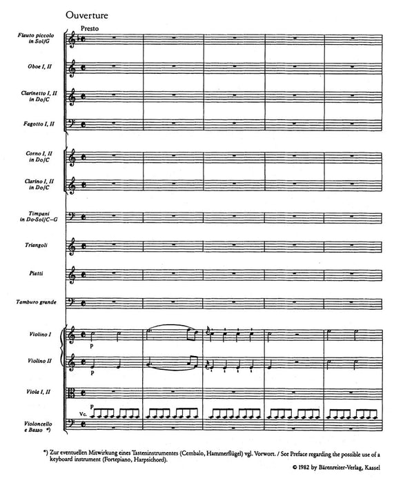 The Abduction from the Seraglio K. 384 -German singspiel in three acts- German singspiel in 3 acts 莫札特 後宮誘逃 騎熊士版 | 小雅音樂 Hsiaoya Music