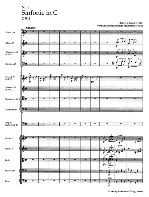 Symphony Nr. 8 in C major D 944 "The Great" 舒伯特 交響曲 騎熊士版 | 小雅音樂 Hsiaoya Music