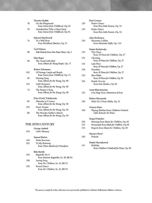 Three Centuries of Piano Music: 18th, 19th & 20th Centuries Intermediate Level Schirmer Performance Editions 鋼琴 | 小雅音樂 Hsiaoya Music