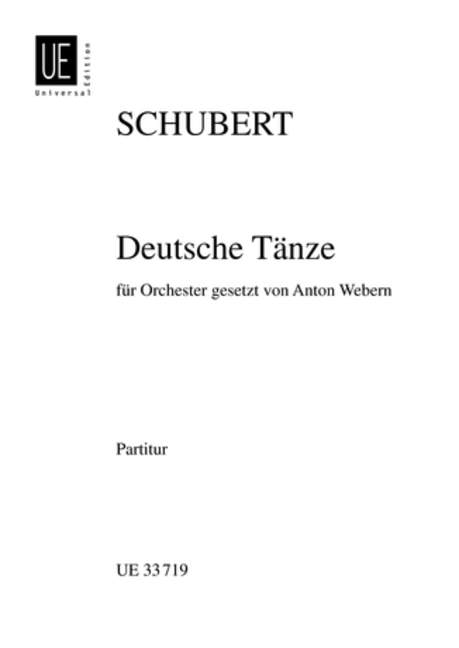 Deutsche Tänze op. posth. D 820 from October 1824 舒伯特 總譜 環球版 | 小雅音樂 Hsiaoya Music