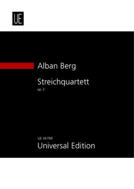 Streichquartett op. 3 貝爾格．阿班 總譜 環球版 | 小雅音樂 Hsiaoya Music