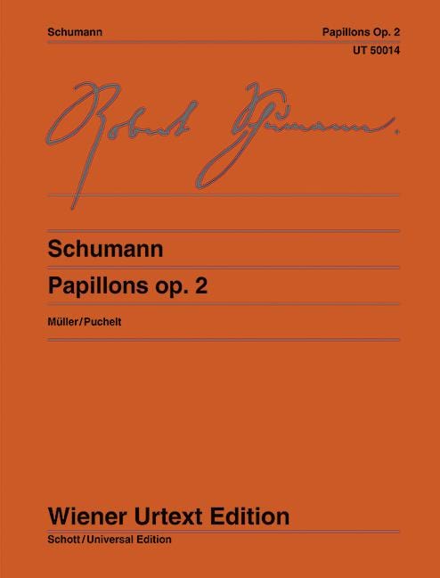 Papillons op. 2 Edited from the autograph and original edition 舒曼．羅伯特 蝴蝶夫人 鋼琴獨奏 維也納原典版 | 小雅音樂 Hsiaoya Music