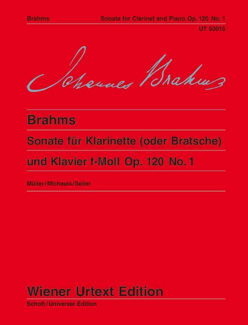 Sonata F minor op. 120/1 Edited from the engraver's copy and original edition 布拉姆斯 奏鳴曲小調 中提琴加鋼琴 維也納原典版 | 小雅音樂 Hsiaoya Music
