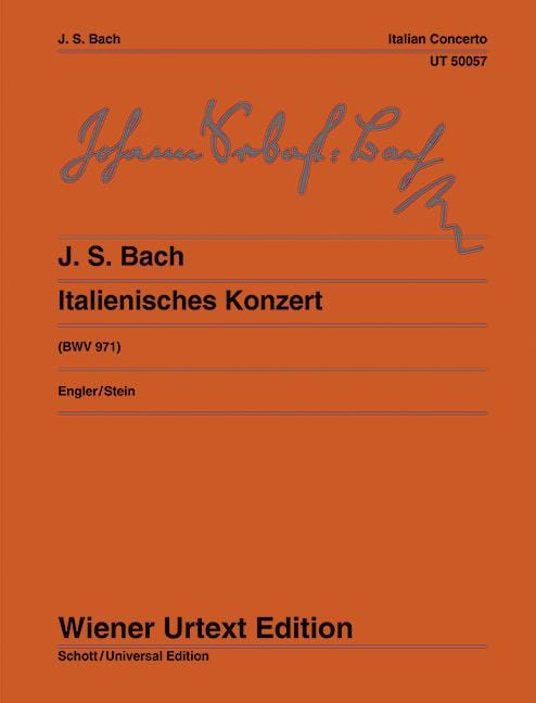 Italian Concerto BWV 971 Clavierübung II/1. Edited from first editions and manuscript copies 巴赫約翰‧瑟巴斯提安 義大利協奏曲 手稿 鋼琴獨奏 維也納原典版 | 小雅音樂 Hsiaoya Music