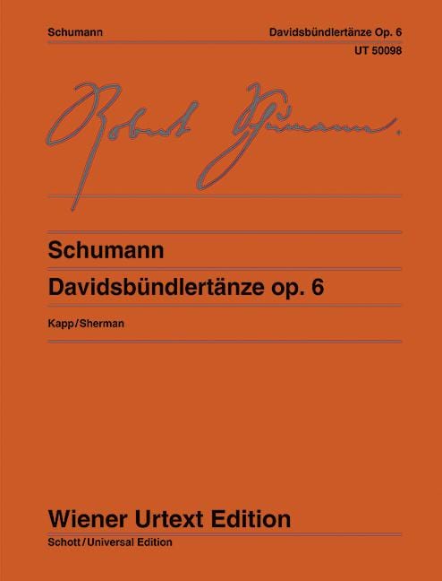 Davidsbündlertänze op. 6 Edited from the sources 舒曼．羅伯特 鋼琴獨奏 維也納原典版 | 小雅音樂 Hsiaoya Music