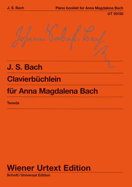 Clavierbüchlein of Anna Magdalena Bach Edited from the sources 安娜瑪格達勒那巴赫曲集 鋼琴獨奏 維也納原典版 | 小雅音樂 Hsiaoya Music