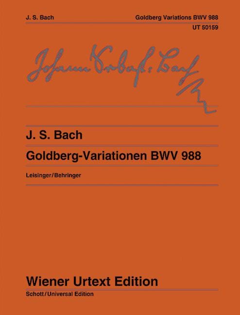 Goldberg Variations BWV 988 After the 'Neue Bach-Ausgabe' 巴赫約翰‧瑟巴斯提安 郭德堡變奏曲 鋼琴獨奏 維也納原典版 | 小雅音樂 Hsiaoya Music