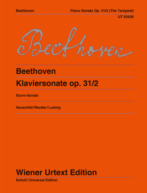 Sonata op. 31/2 The Tempest 貝多芬 鋼琴 奏鳴曲 維也納原典版 | 小雅音樂 Hsiaoya Music