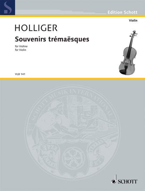 Souvenirs trémaësques Version for Violin 霍利格 小提琴 小提琴獨奏 朔特版 | 小雅音樂 Hsiaoya Music